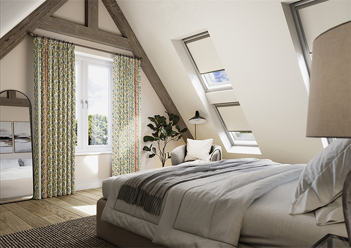Petal & Block Latika Stripe, Neem - Made to Measure Curtains - Image 7